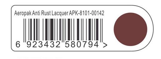 AEROPAK anti rust lacquer Line Marking Spray Paint for road with MSDS
