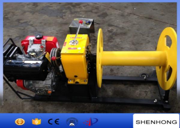 188 F Diesel Cable Winch Air-Cooled Wire Rope Hoist Cable Pulling Winch