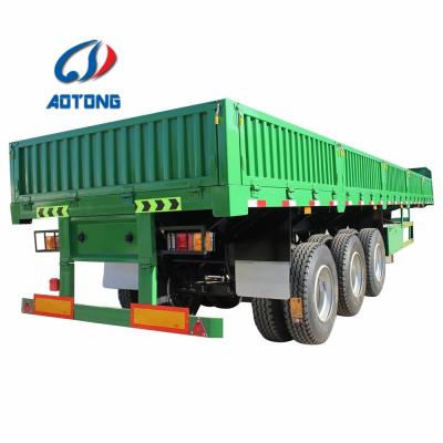 40 Feet Length Triple Axle 36 Ton Cargo Trailer Truck for General Goods by Fuwa Bpw Axle