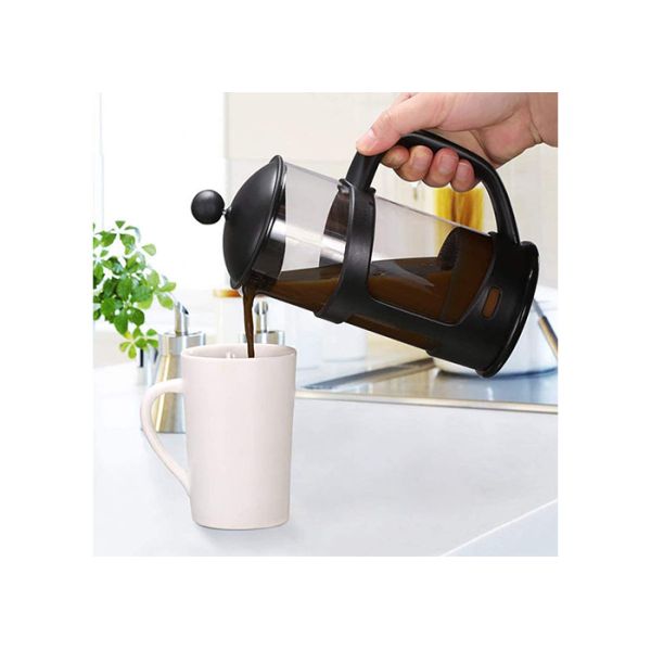 Plastic French Press Coffee Maker With Stainless Steel Filter 600ml/1000ml