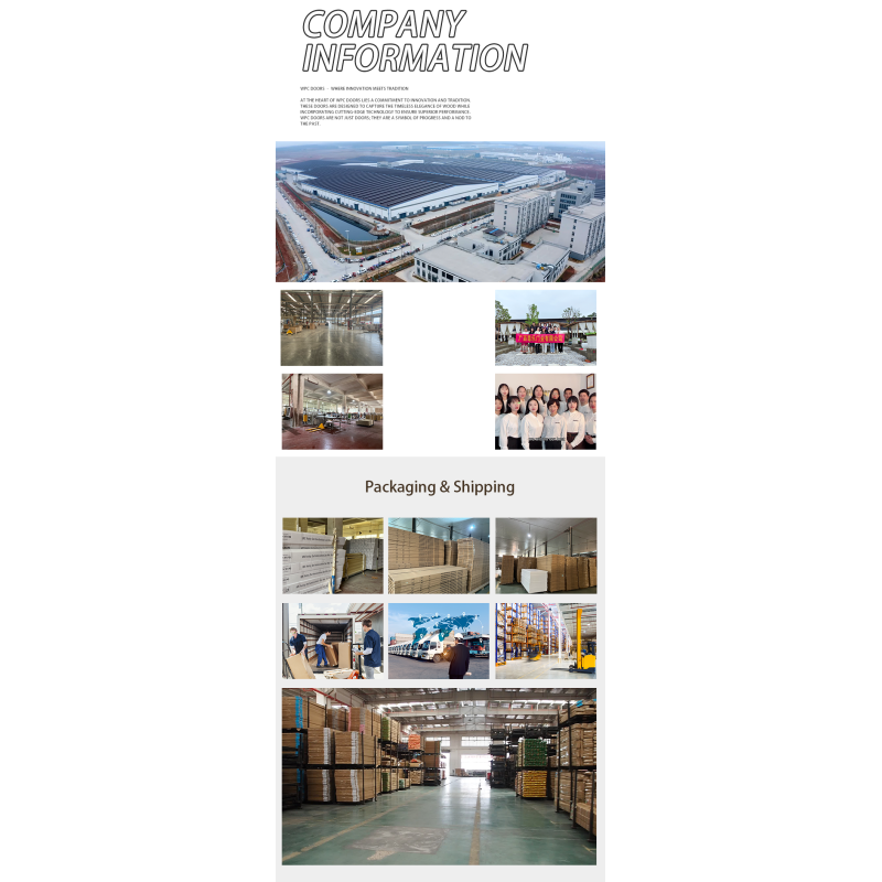 Exterior Room Slab Shaker WPC Door Internal Prehung Wood Composite Other Front Entry Doors for Houses With Smart Lock