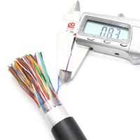 Telefone de cobre aéreo dos pares das telecomunicações exteriores de Cat3/Cat5e o multi cabografa 100 200 pares
