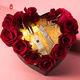 OEM Rose Boxes Packaging Valentine'S Day Wedding Heart-Shaped Gift Boxes