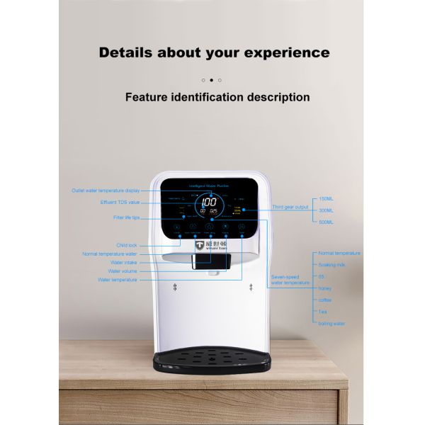 Очиститель воды распределителя 2100в горячей воды домочадца безтанковый