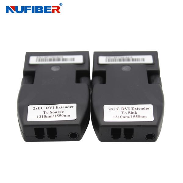 2 core Fiber LC To DVI Optical Extender For 4K Video Transmission Receiver DVI to Fiber Extender