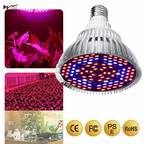 Plantes d'intérieur, légumes, fleurs, jardin, serre, succulente, lampe à LED à 50 W, à spectre complet avec UV et IR