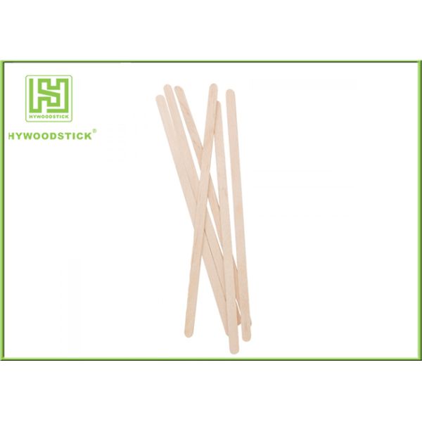 Flat Hot Chocolate Stir Sticks 140mm Standard , Biodegradable Chocolate Swirl Sticks