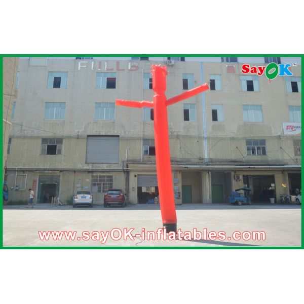 Надувной дурацкий махающий трубчатый человек Длинная трубка Человек машет надувным воздушным танцором с 1 ногой для вечеринки