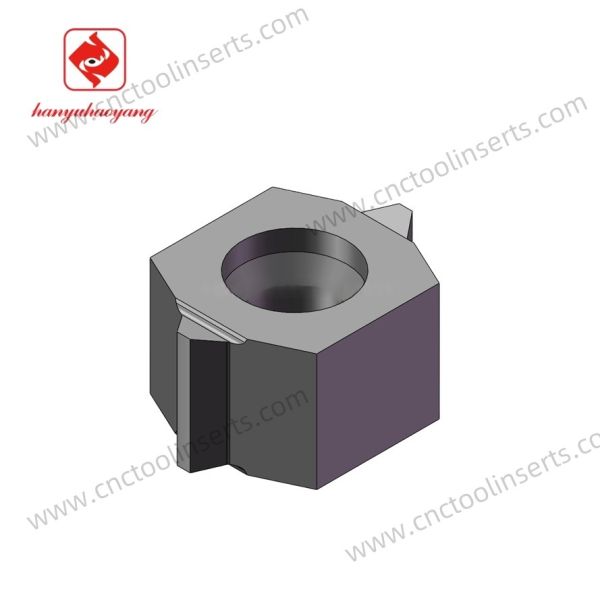 Insertos de fresado y tallado de engranajes de doble extremo CNC, recubrimiento PVD, Modelo LNCQ1206-74.528-4, adecuado para mecanizar todos los materiales difíciles de mecanizar, excepto las superaleaciones de alta temperatura