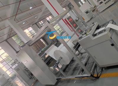 Servo Driven Glass Fiber Pleating Machine Intelligent Air Filter Production Line 223V