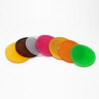 Cores personalizadas 99mm tampa de plástico 8g PE cobertura de pó cobertura para lata de papel de lata