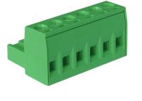 Peças 300V/18A fêmeas elétricas do parafuso do M3 dos blocos de terminais do passo 5.08mm