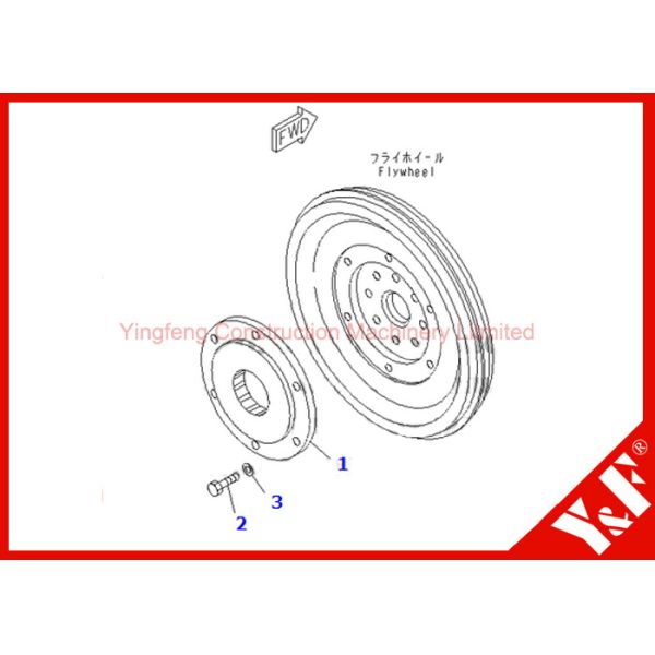 Komatsu Excavator Coupling 203-01-67160 Main Power Take Off