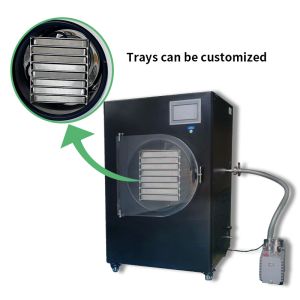 8 Поднос Вакуумный морозильный сушильщик Вакуумный пищевой сушильщик Домашний 220 вольт