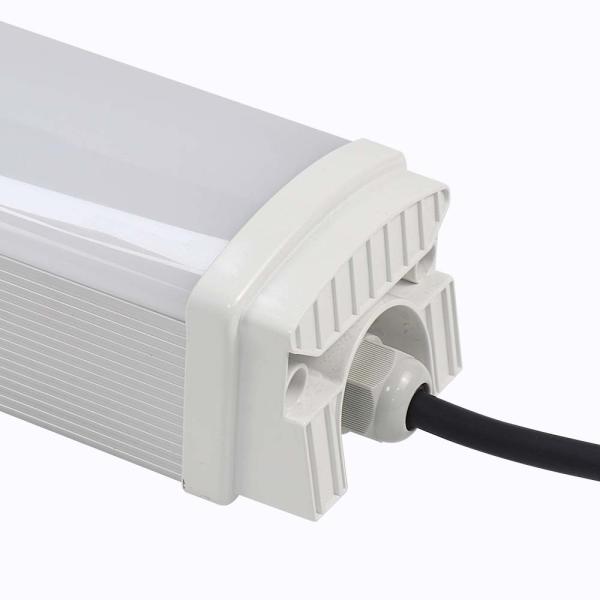 120lm/W 4000K IP66 LED Tri Proof Light Fixture Linear Batten For Warehouse Garage