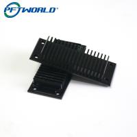 Piezas de disipador de calor de perfil de aluminio anodizado de mecanizado de fresado CNC de precisión personalizada