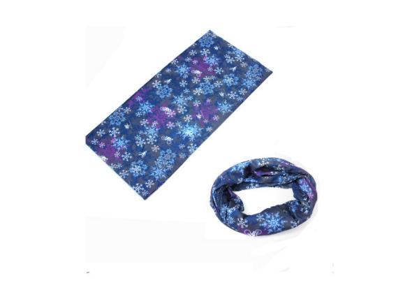 Snowflake Printing Ski  Headwear , Ourdoor Sports Neck Tube  Good Air Permeability