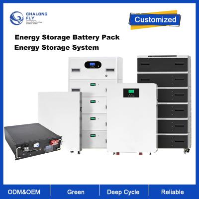 Ciclo profundo da bateria de lítio 48V do ODM LiFePO4 do OEM 100AH 200AH para para a bateria de armazenamento da energia do sistema solar LiFePO4