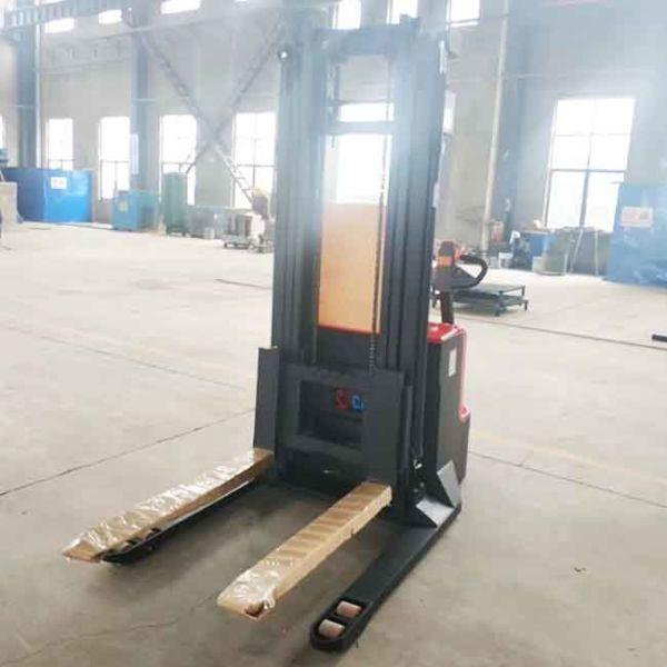 3m Mast 2Ton Electric Walkie Stacker Warehouse Fully Powered Stackers