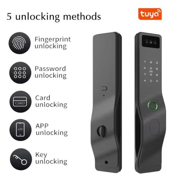Tuya Smart Door Lock D7 with Fingerprint for 40-90MM Doors