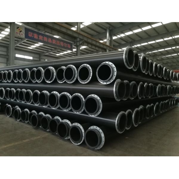 Water Absorption 0.01% UHMWPE Pipeline for Sand/Slurry Dredging Unit Length 11.8m/5.8m