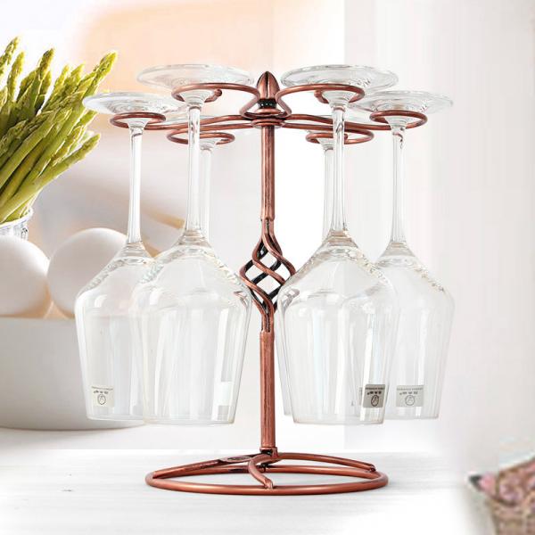 KTV H30CM Wine Glass Drying Rack , Rustproof Wine Glass Tree Stand