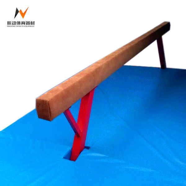 Gymnastics Gym Exercise Equipment Balance Beam And Mat For Home 400*10*80-120cm