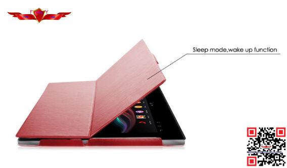 Ultra Thin Brand New Colorful Smart Magnetic Cover Case For Sony Xperia Tablet Z Qualify