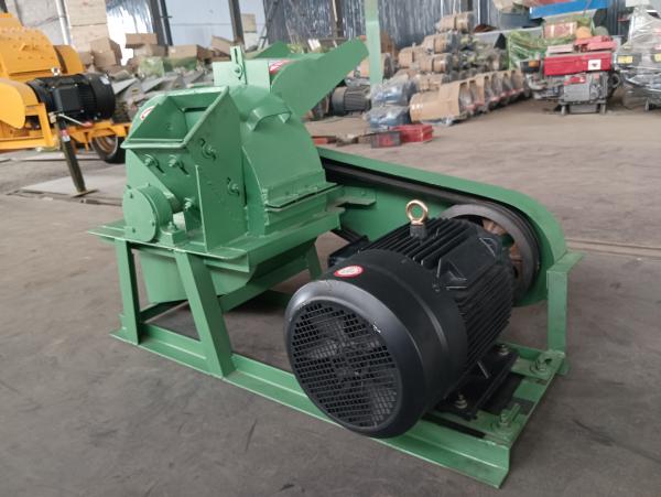 Large Capacity High Velocity 15hp Wood Chipper Machine Commercial Use