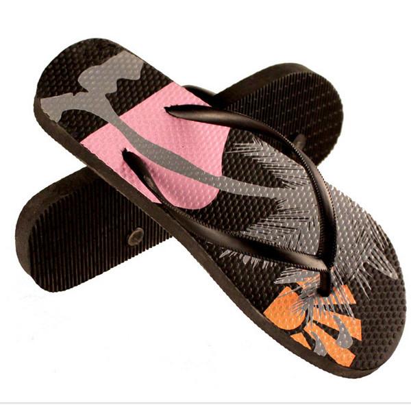 V strap full color printed  Women Flip flops  thongs slipers manufacturers