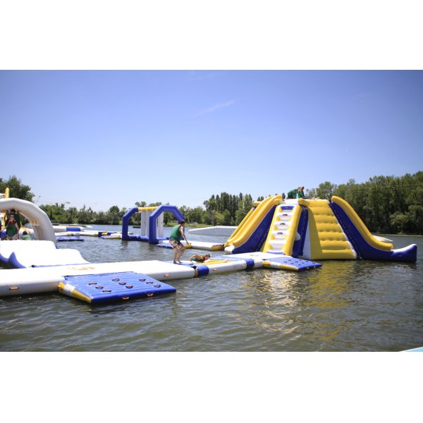 France Outdoor Inflatable Water Park Games For Adults / Inflatable Water Park Equipment