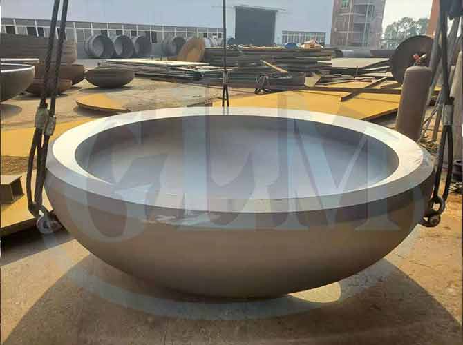 Концы купола сосуда под давлением головы ASME отжимать 89MM 100MM горячие Semi эллиптические