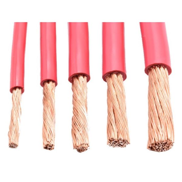 Red CU BVR PVC Insulated Cable 2.5mm-300mm Flexible Copper PVC Wire