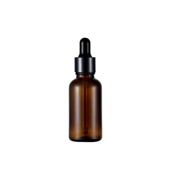 Bouteille d' huile essentielle en verre ambre de 10 ml avec scellant à goutte à goutte