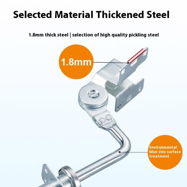 Hot Selling Headrest Sofa Hinge Bed Hardware Accessories Mechanism Accessories Silver Metal Furniture Headrest Hinge