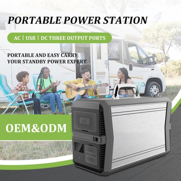 1010Wh Portable Power 1000W Solar Generator Station for Outdoor Travel Camping