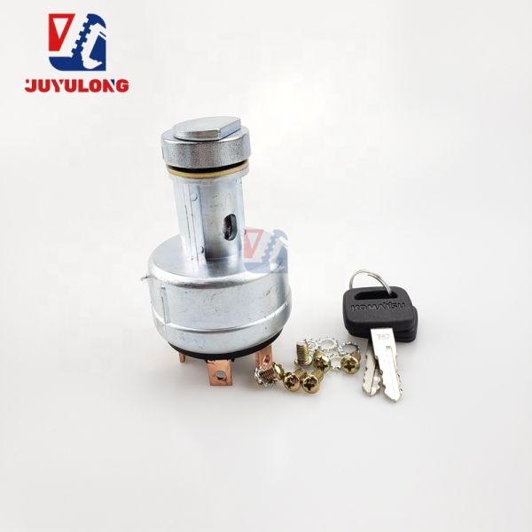 JUYULONG Good Quality Excavator Parts for PC60120 200 220-6-7-8 Starter Ignition Switch Keys Made in Guangdong
