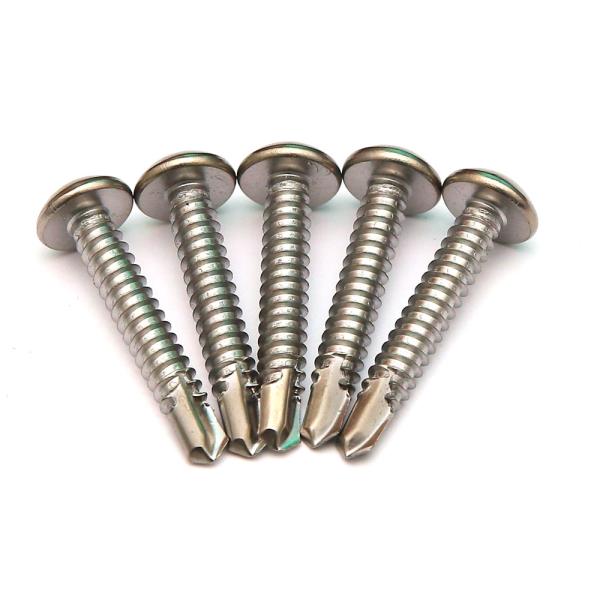 Allen Drive Socket Button Head Self-Drilling Screws Internal Hex Recess A2 A4 Stainless Steel