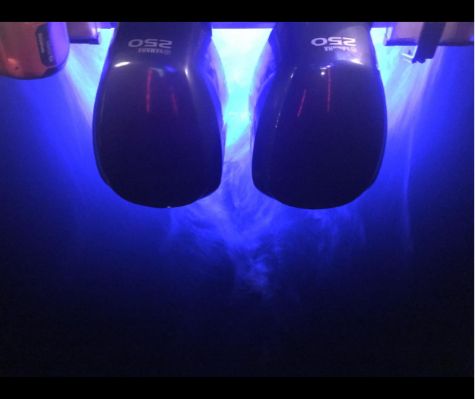 Portable 12V Blue Emitting Marine Underwater LED Lights For Boats