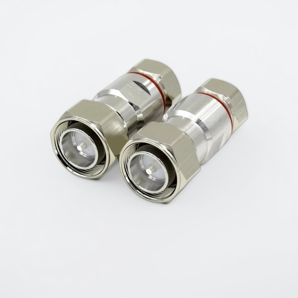 4.3-10 Male Connector for 1/2 inch super-flex feeder cable | RF Coaxial Connector