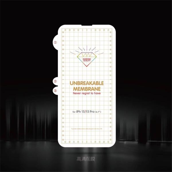 Protector de ecrã transparente TPU inquebrável