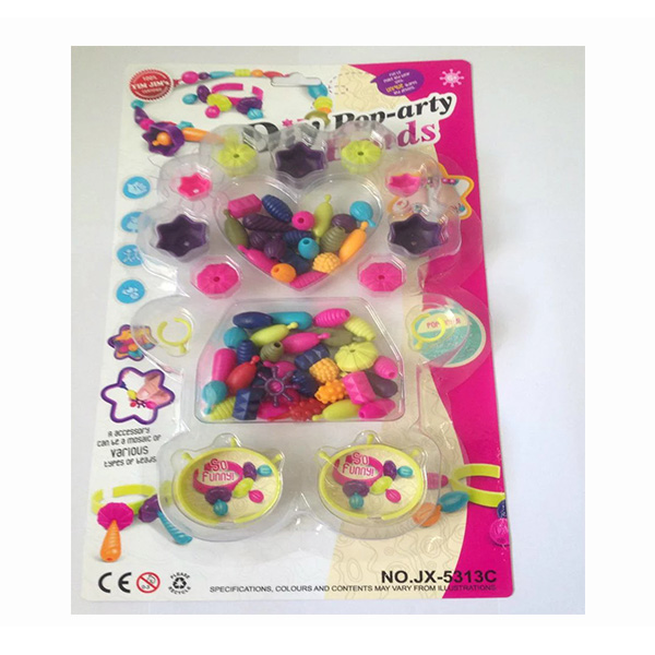DIY Cordless Assembly Childrens Bead Making Kits , Girls Jewellery Making Set