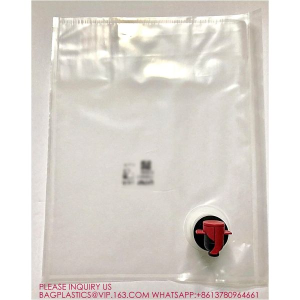 Wine Bag-In-Box Kits Eco-Friendly Juice Bottle Alternative Store Pouch, Coffee, Cocktail