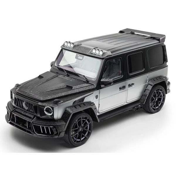 G63 AMG Car Fitment Mercedes Benz Forged Carbon Fiber Wide Body Kits Roof Panel Engine Bonnet 6 Lights Roof Spoiler