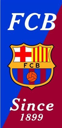 Barcelona Sport Towel football sport towel football club towel beach towel soccer towel