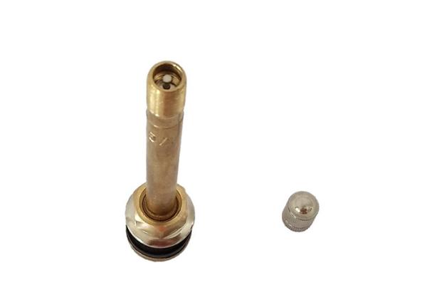 Brass And EPDM Bolt In Valve Stem 0.625'' Rim Hole TR571 CE Certification