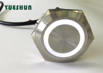25mm que diodo emissor de luz do interruptor de tecla iluminou, 24V 12V iluminou o interruptor de tecla