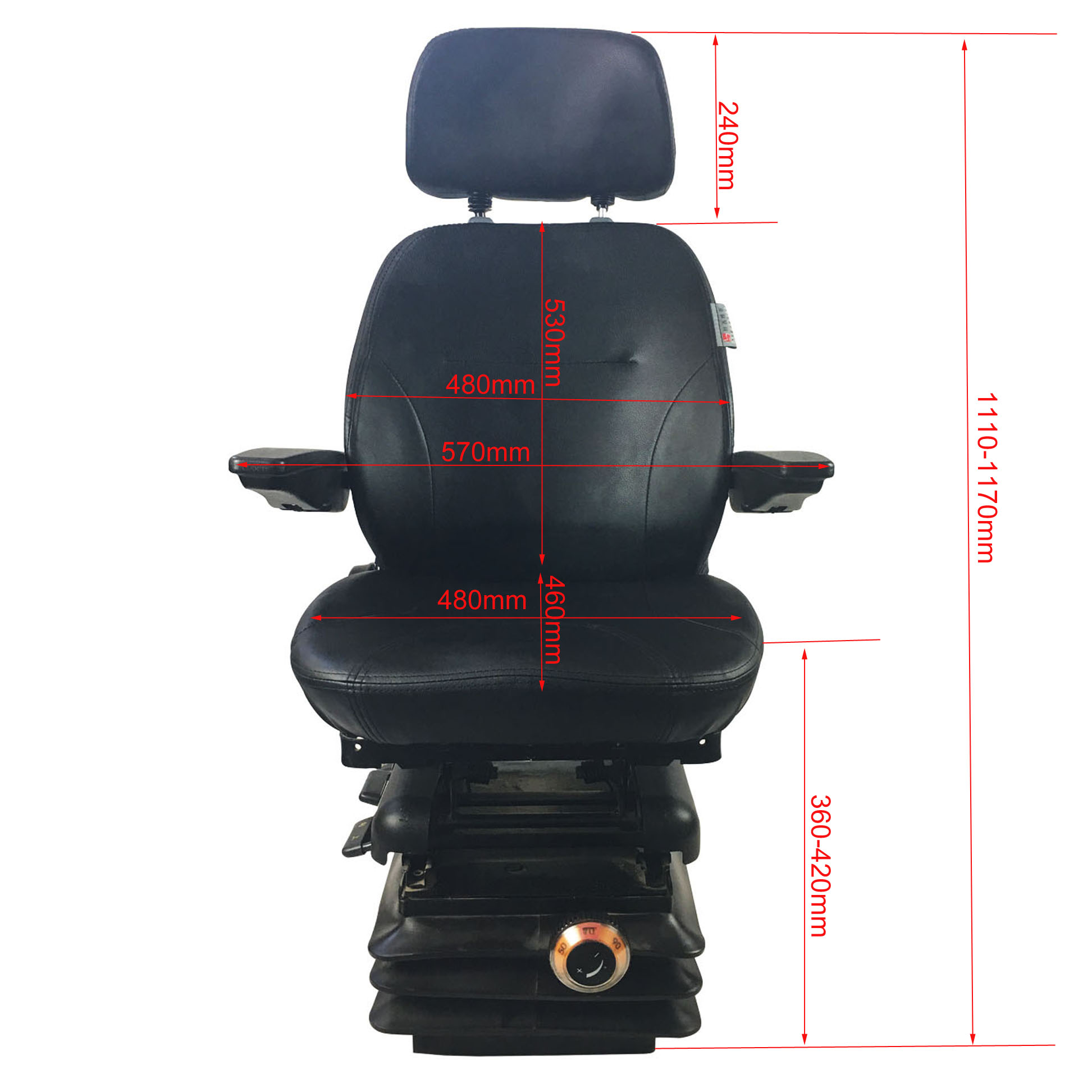 Механическое подвесное сиденье для подземного погрузчика Gantry крана Нефтяное оборудование