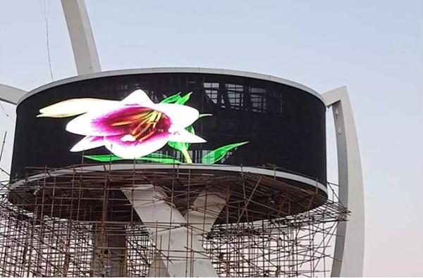160° ângulo de luz SMD 5050 tela de malha LED para publicidade externa personalizada permanente