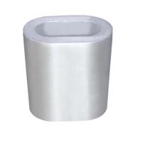 Virola de aluminio de la cuerda de alambre del hardware DIN3039 de la cuerda del bastidor de Aluminiuml que apareja
